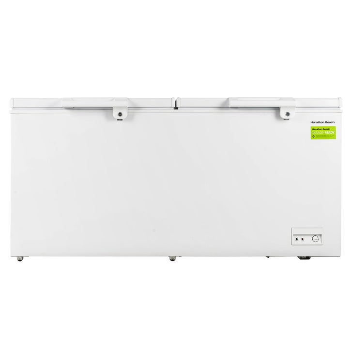 Hamilton Beach Garage Ready Chest Freezer with Double Door Lid, 21