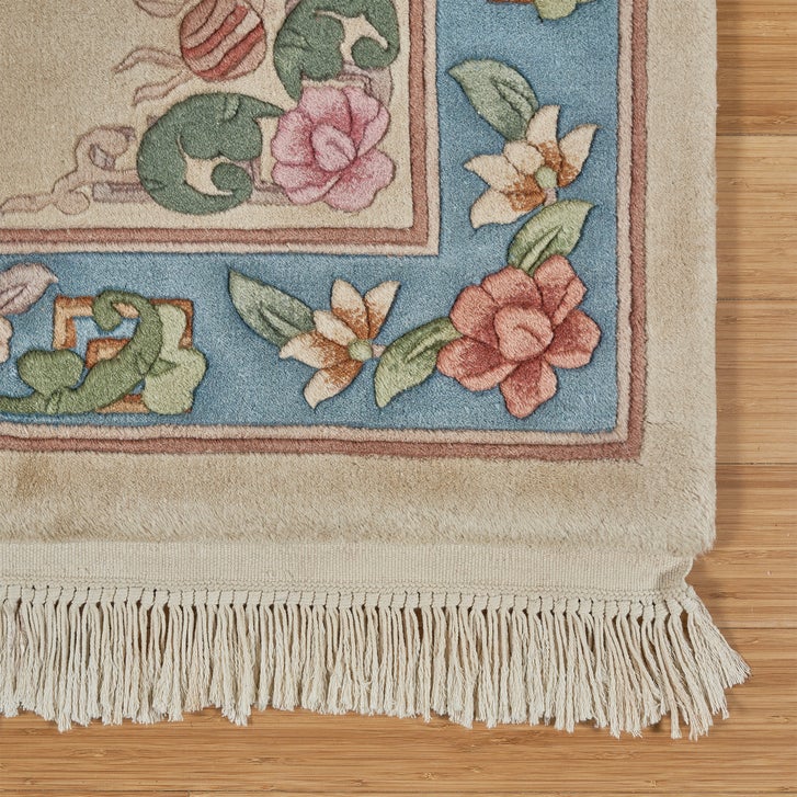Pagoda Hand Knotted Rug Collection, Grenchen Ivory | Costco