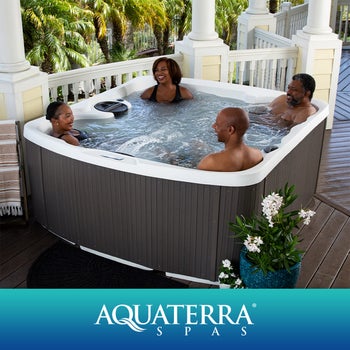 Aquaterra Spas Navarro 52-jet, 6-person Rotomolded Spa | Costco