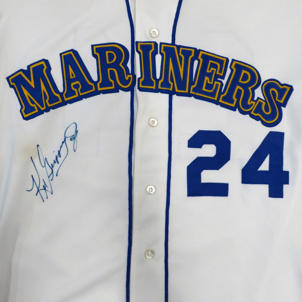 Seattle Mariners Ken Griffey Jr. Autographed White 1989 White