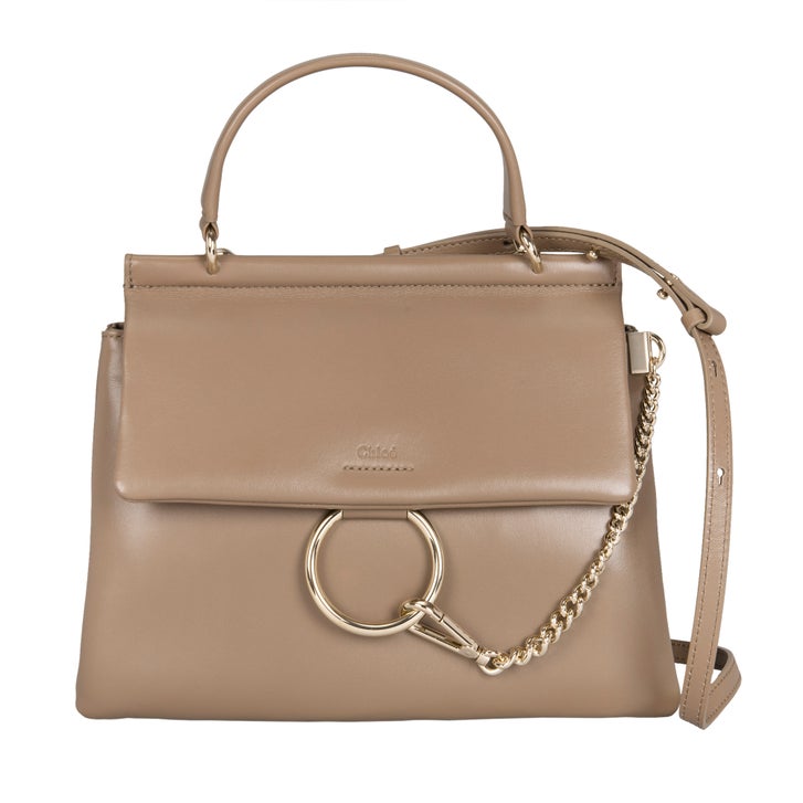Chloe Medium Faye Top Handle Bag, Tan | Costco