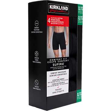 Kirkland Signature Men's Boxer Brief, 4-pack