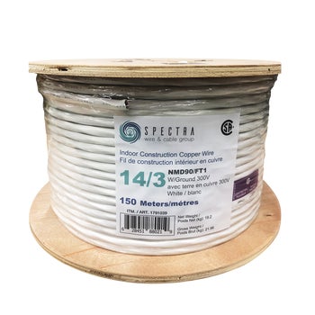 Construction Copper Wire NMD90 14/3, 150 m
