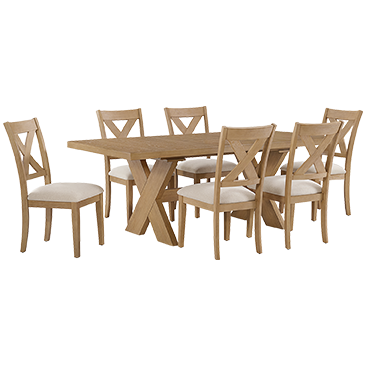 Augusta Dining Table and 6 Chairs
