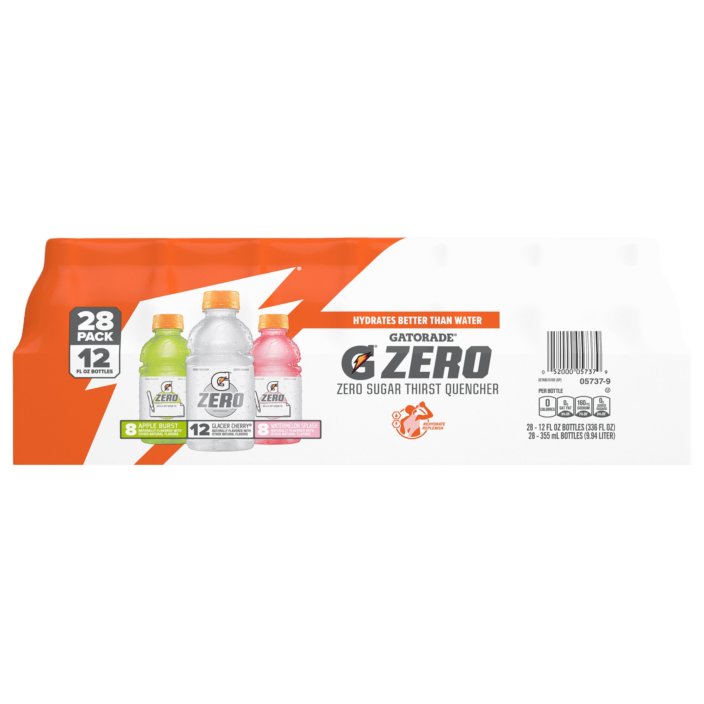 GATORADE G ZERO VARIETY 28 PACK 12 OUNCES EACH