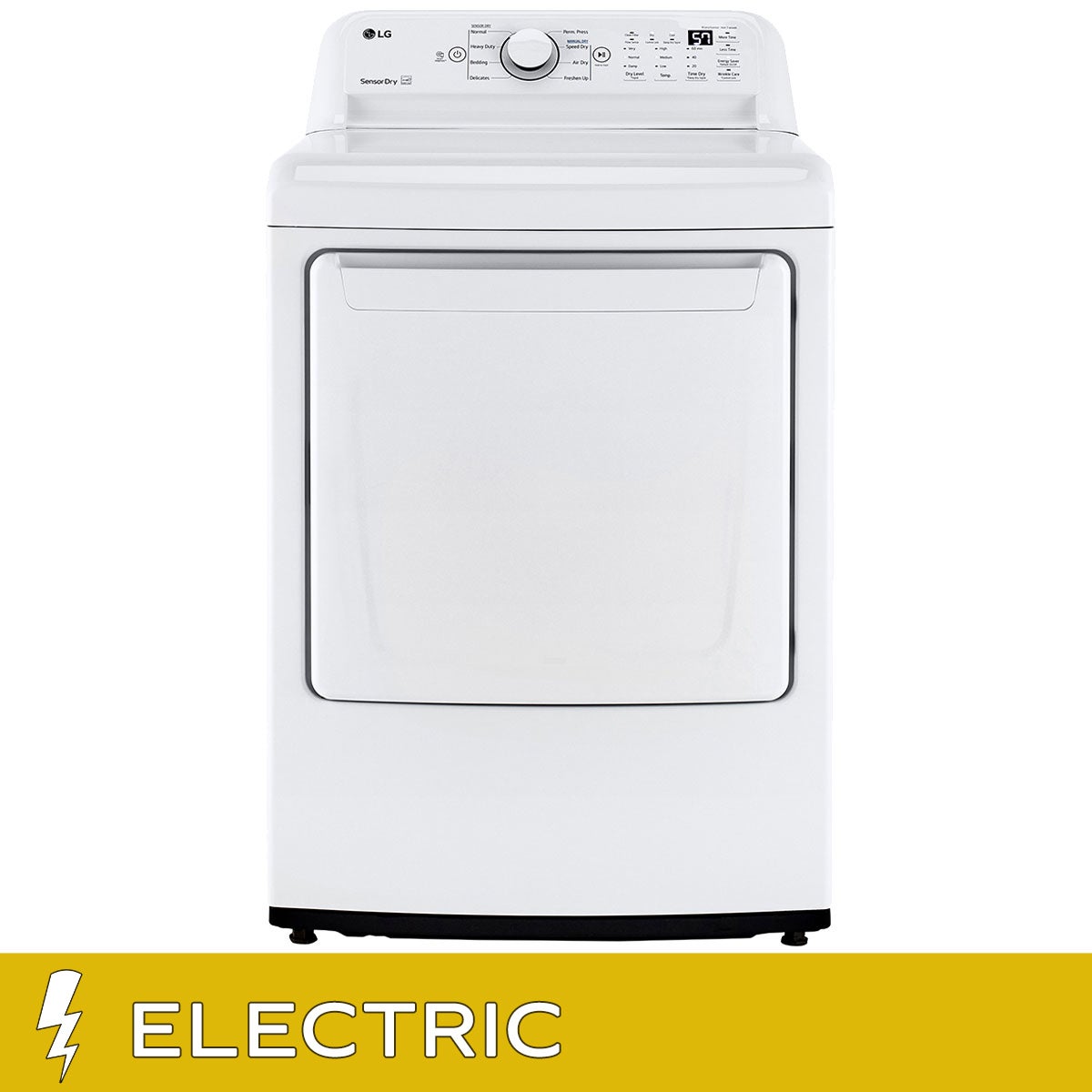 LG 7.3 cu. ft. Rear Control ELECTRIC Dryer with Sensor Dry
