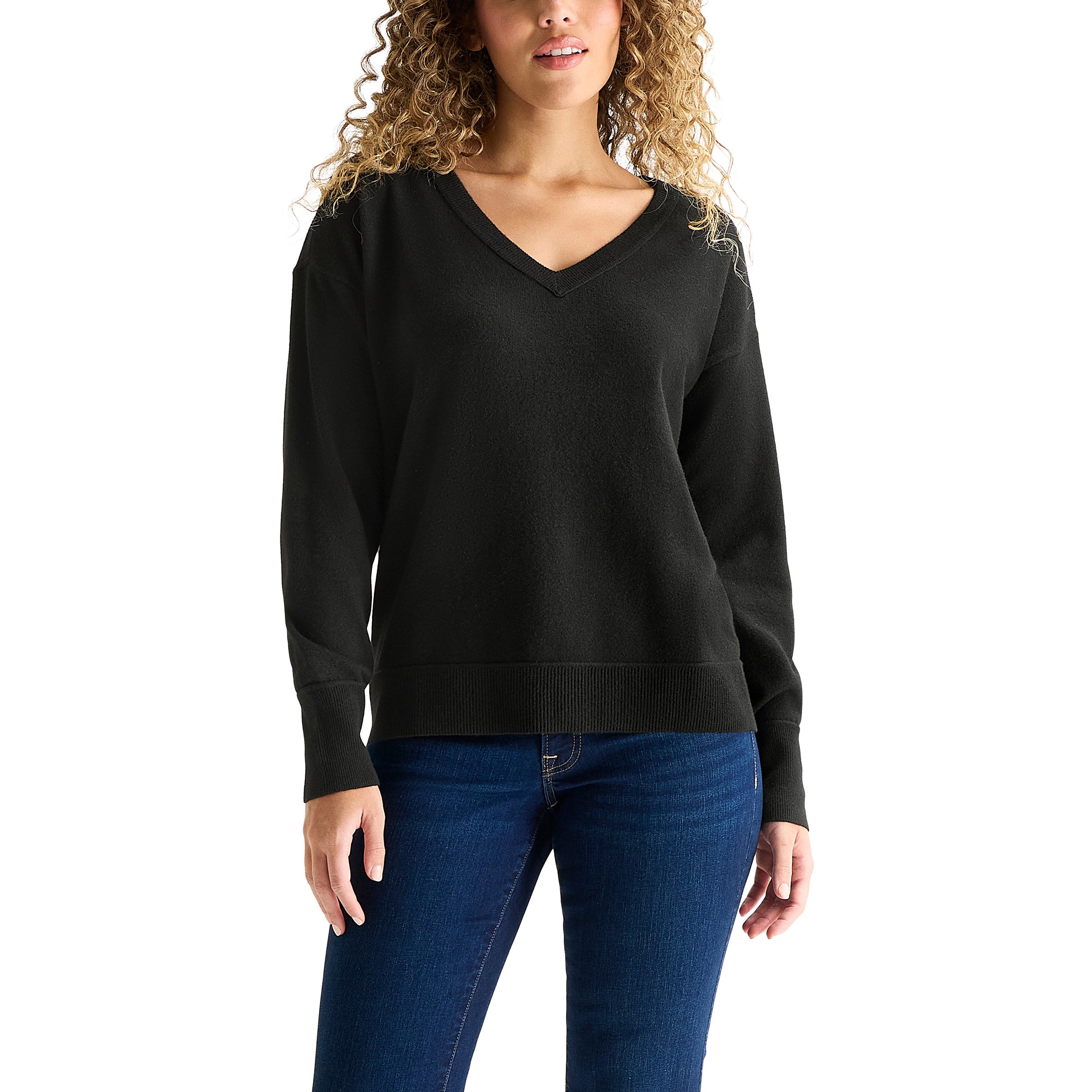 Lucky Brand Women's V-Neck Sweater