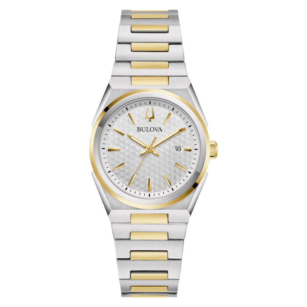 Bulova Two Tone Stainless Steel Quartz Women