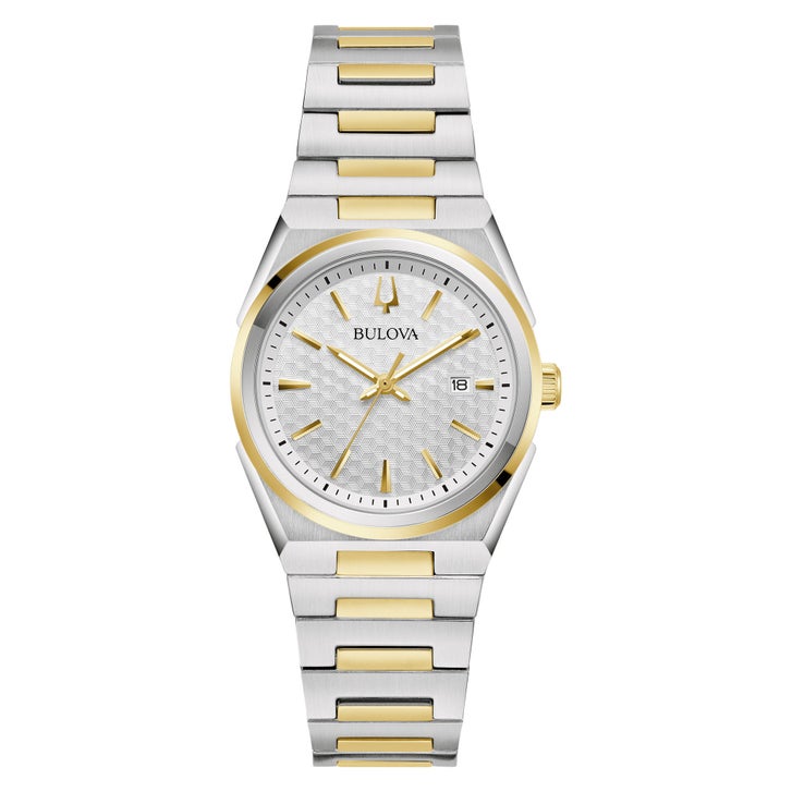 Bulova Two Tone Stainless Steel Quartz Women display picture 3