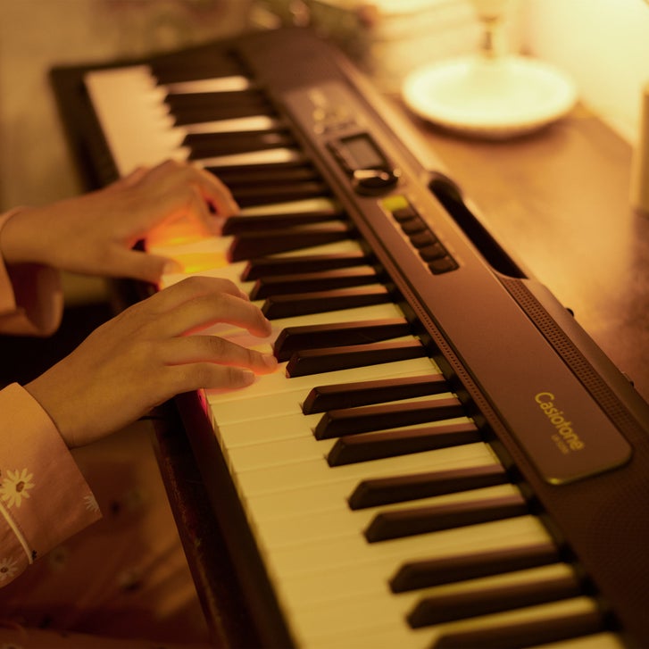 Casio Casiotone 61-Key Lighted Keyboard With Sustain Pedal