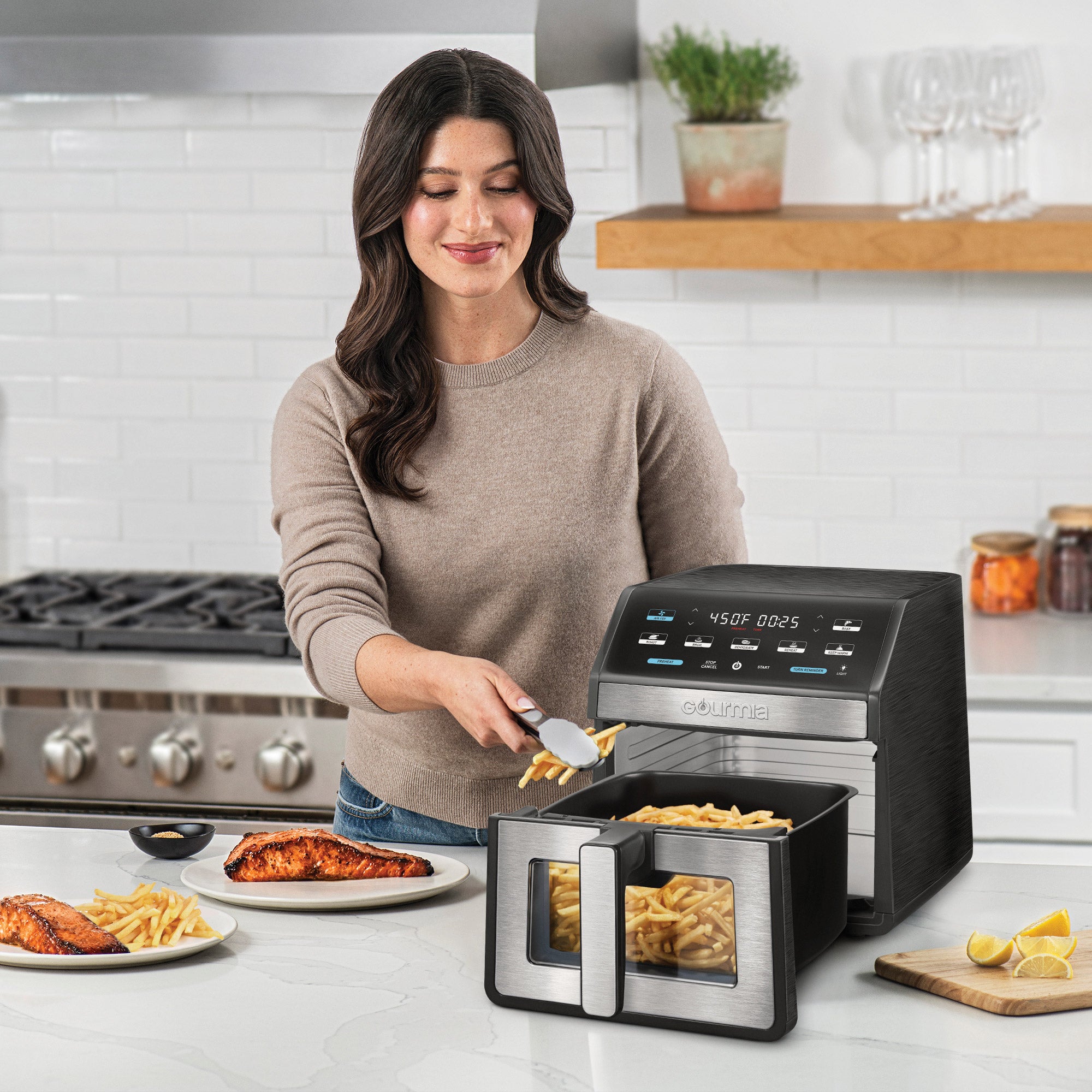 Gourmia 8-Quart Digital Air Fryer with Window & Light | Costco