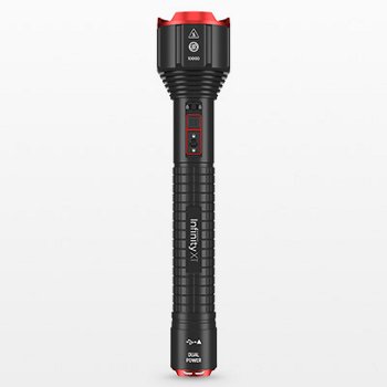 Infinity X1 10,000L Dual Power Rechargeable Flashlight