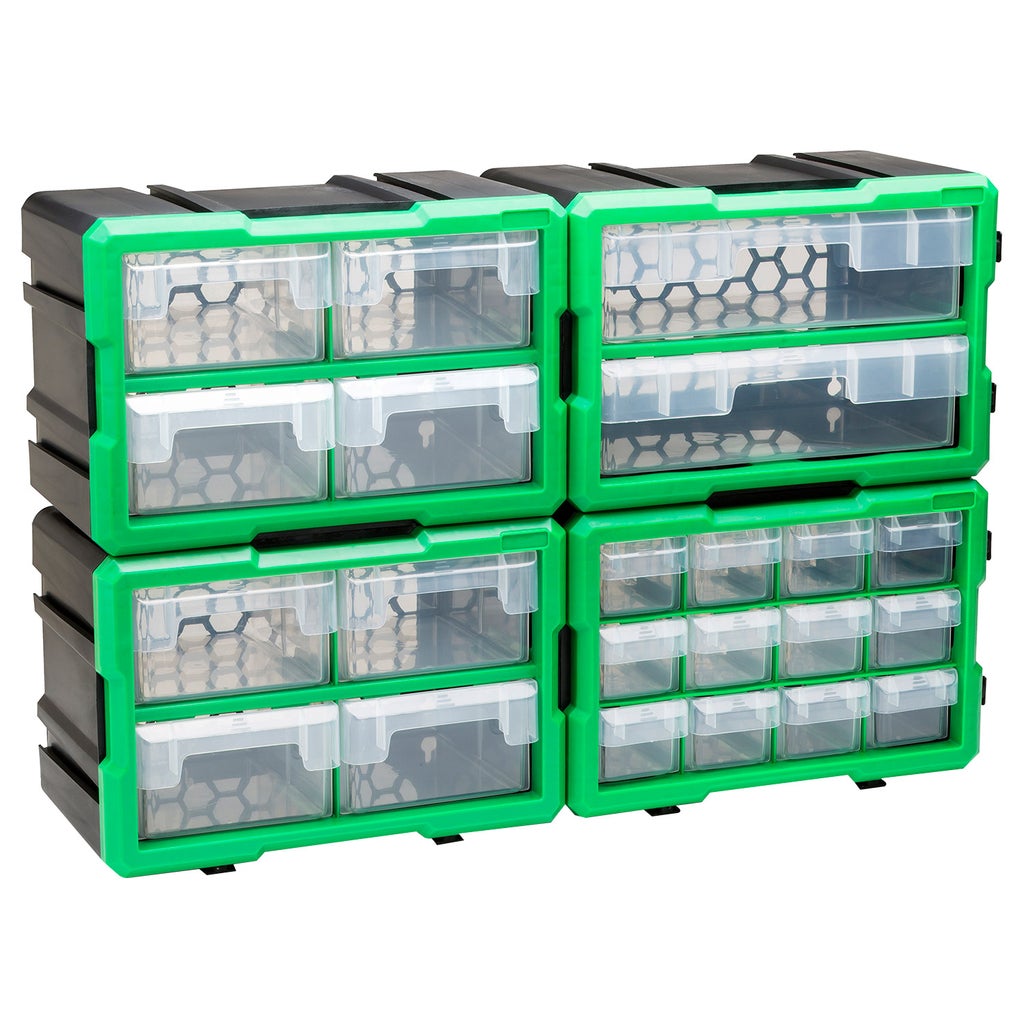 ごみ箱 STEEL ORGANIZER Rolling Parts Organizer Clam Shell Cabinet
