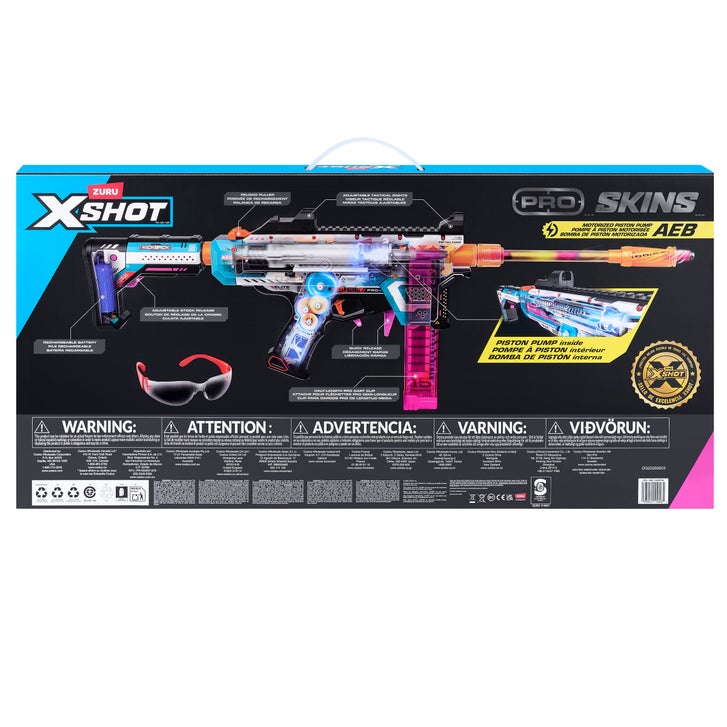 XSHOT Pro Skins Motorized Piston Pump Dart Blaster | Costco