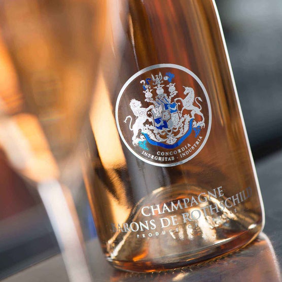 Barons de Rothschild Brut Rose Champagne 750 ml, 2-pack CA ONLY