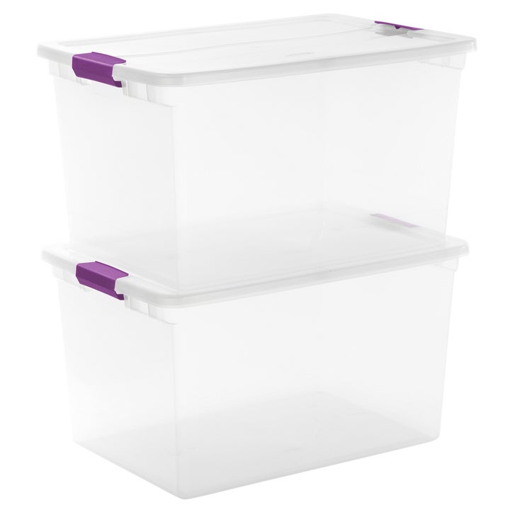 Sterilite 66 Quart ClearView Latch Box, 6-pack | Costco