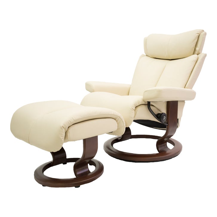Ekornes Stressless Magic Classic Recliner & Ottoman | Costco