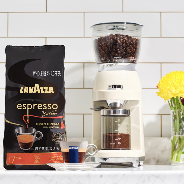 コーヒー LAVAZZA Lavazza Espresso Gran Crema Whole Bean Coffee, Medium, 2.2 lbs