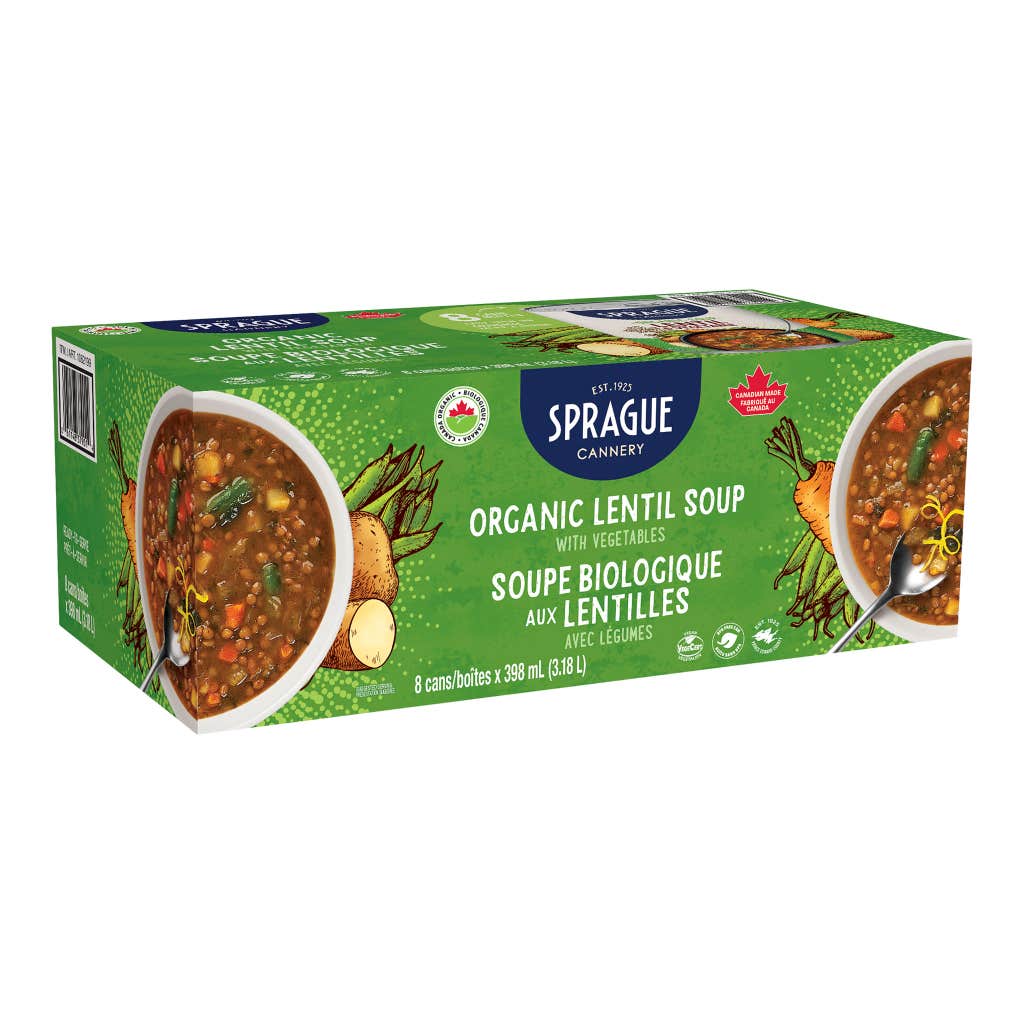 Sprague organic lentil soup