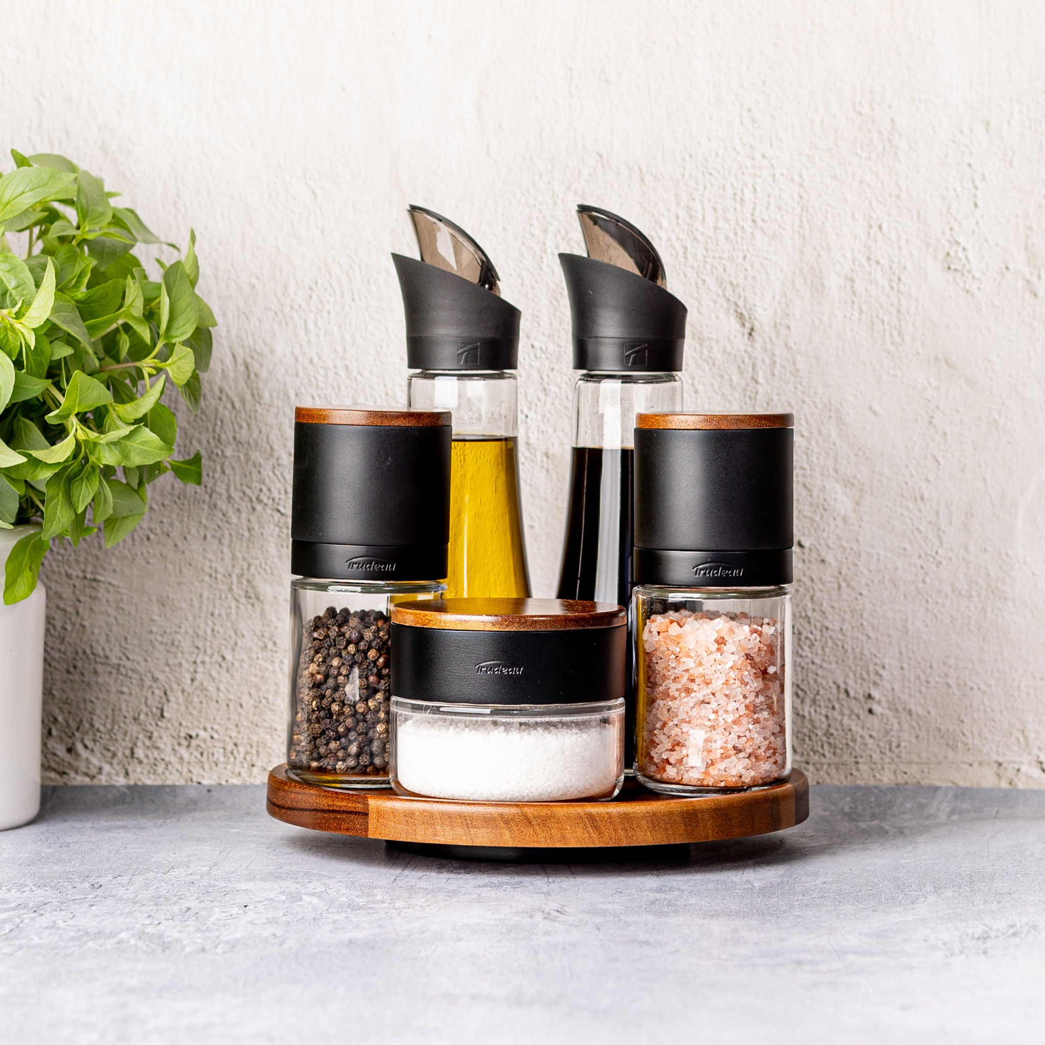 TRUDEAU LAZY SUSAN SEASONING STATION