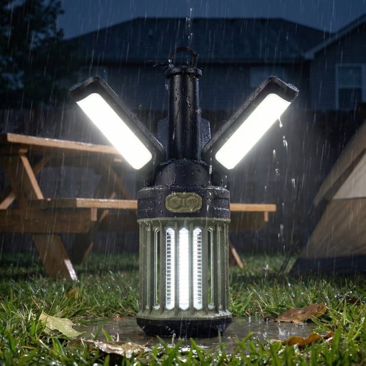 KingCamp 2-in-1 Rechargeable Camping Lantern w/Bug Zapper, 2-pack | Costco