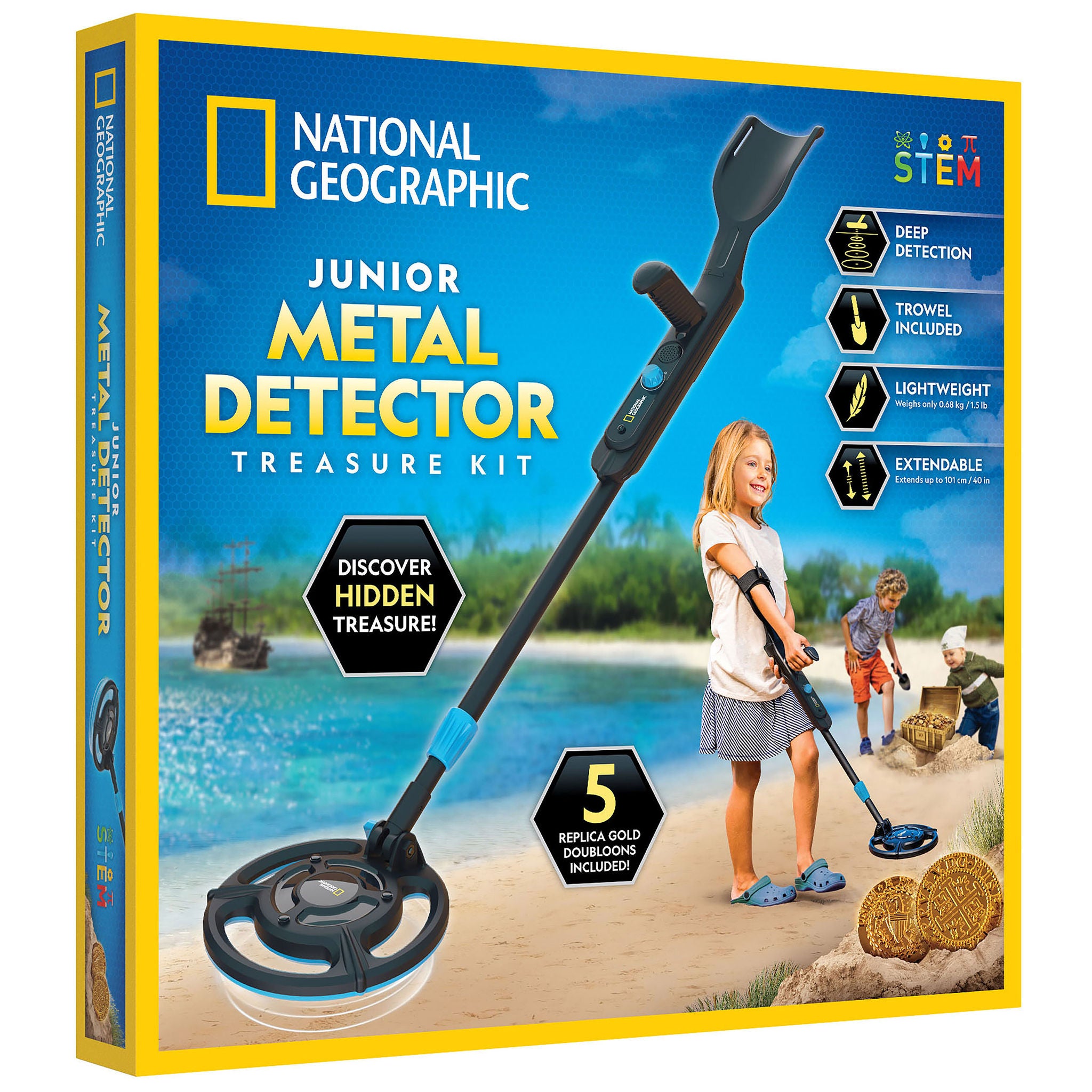 National Geographic Junior Metal Detector Treasure Kit