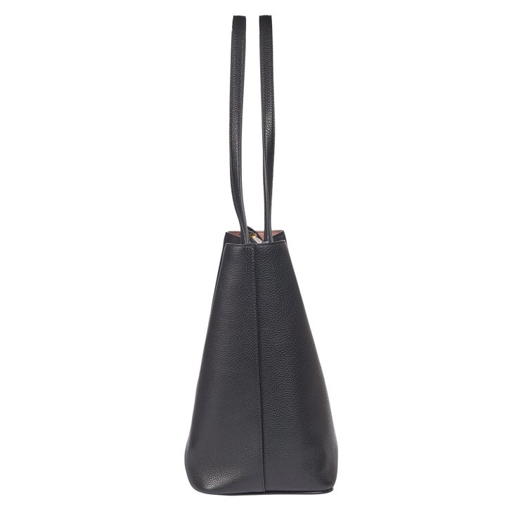 Salvatore Ferragamo Gancini City Tote, Black | Costco