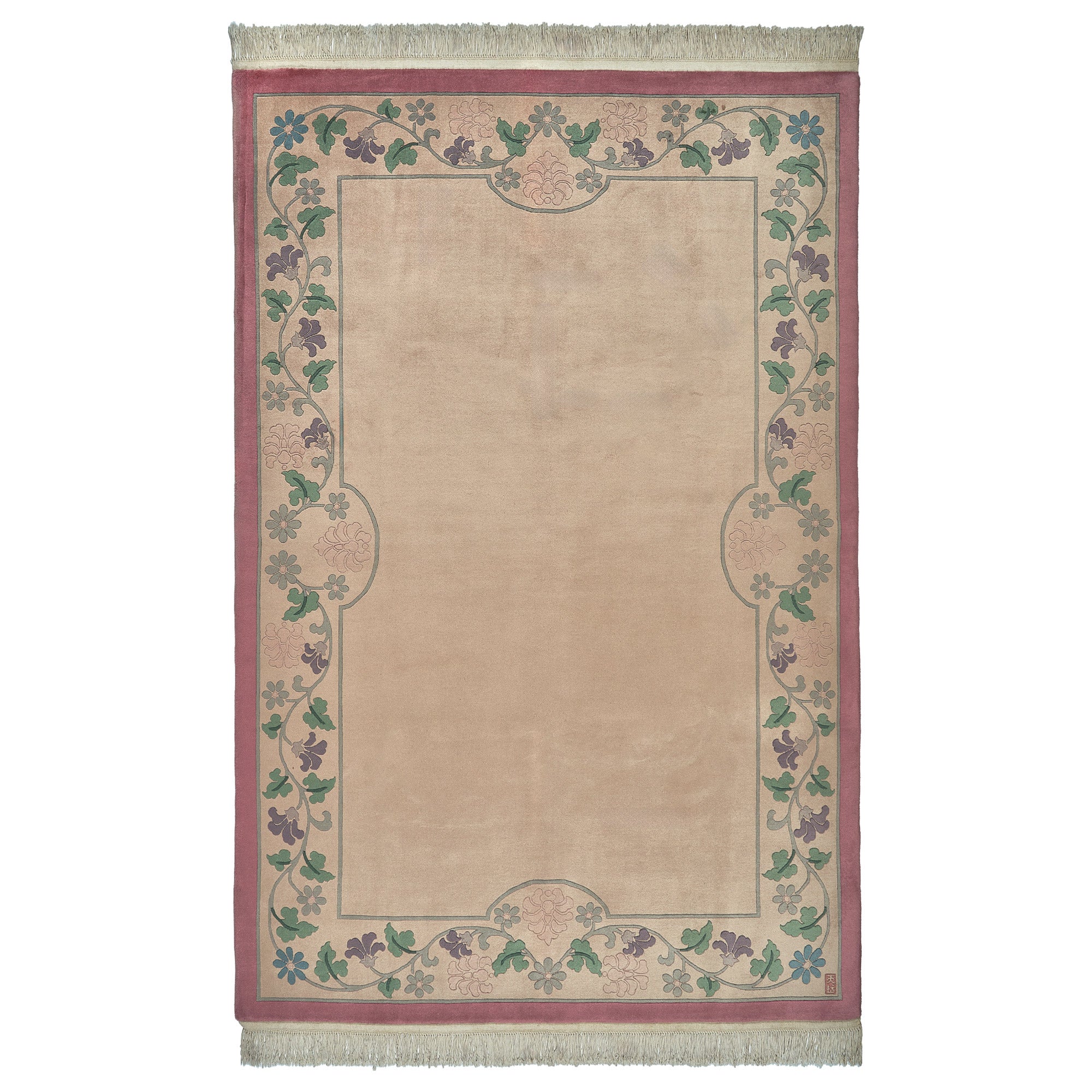 Pagoda Hand Knotted Rug Collection, Zurich Rose | Costco