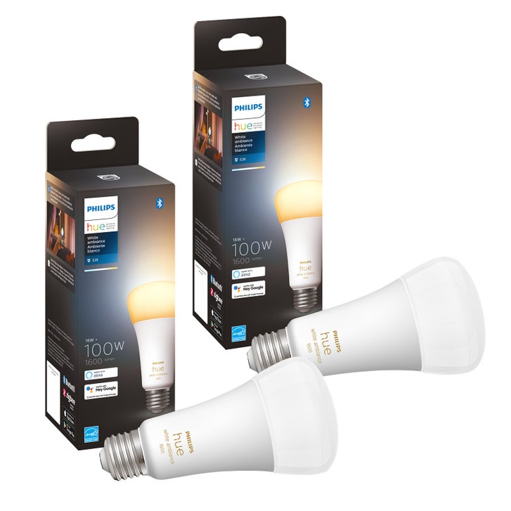 PHILIPS hue white ambiance 1600 2個セット Philips Hue 100W White Ambiance A21 LED Bulbs, 2-pack | Costco
