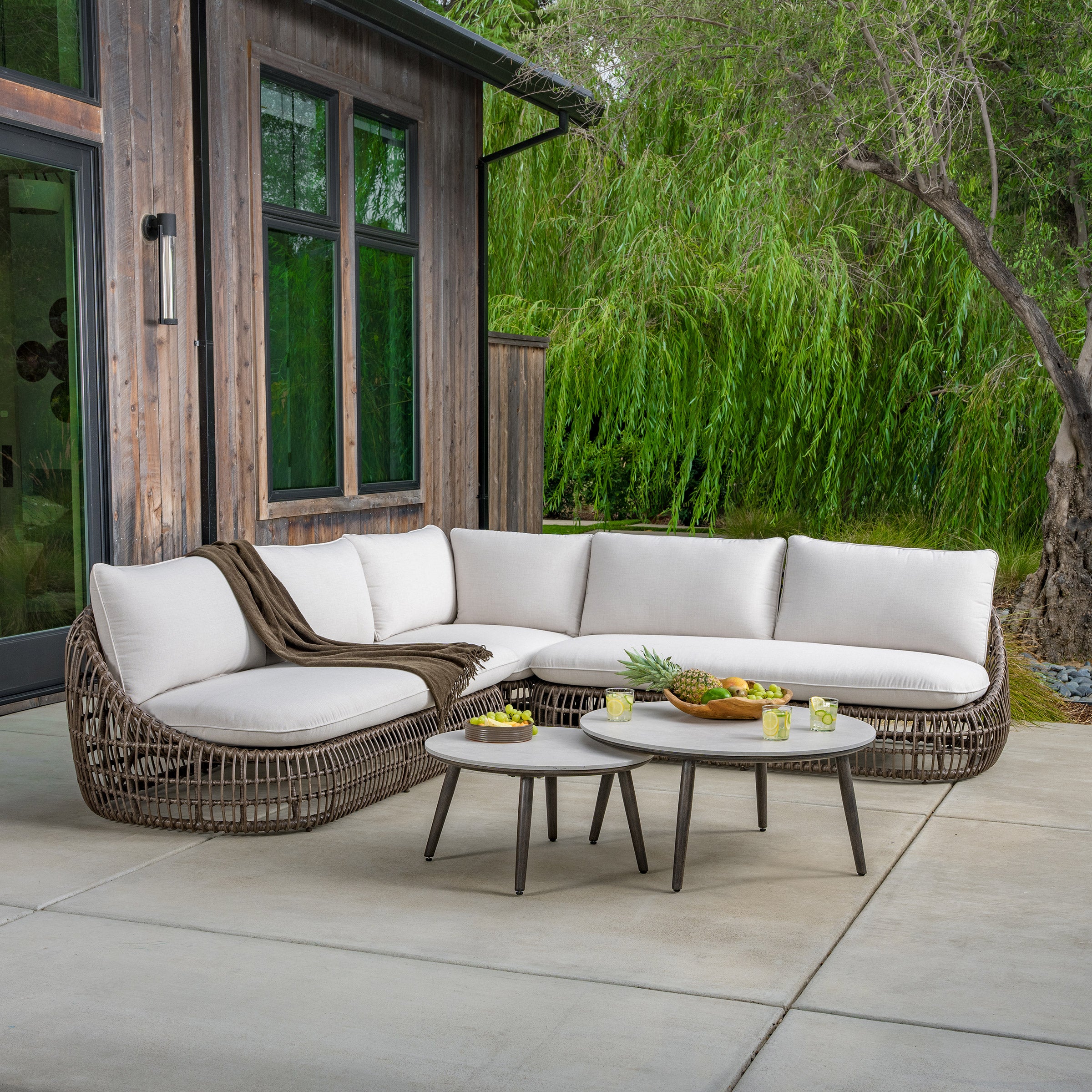 SunVilla Norden 5-piece Outdoor Patio Sectional Seating Set | Costco