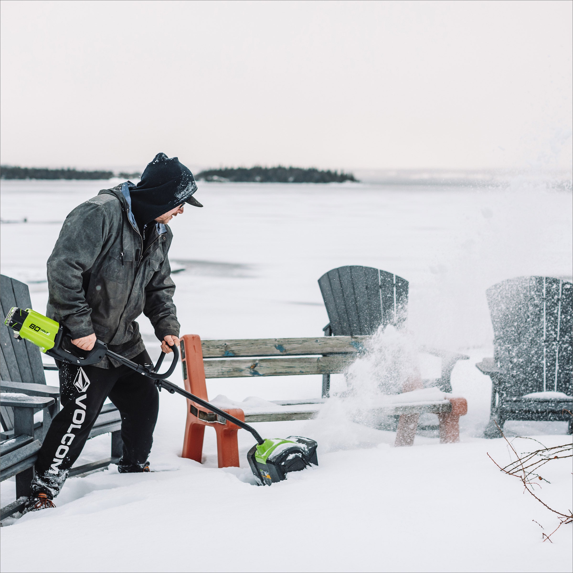 Greenworks 80v Snow Shovel 4ah Battery with Charger | Costco