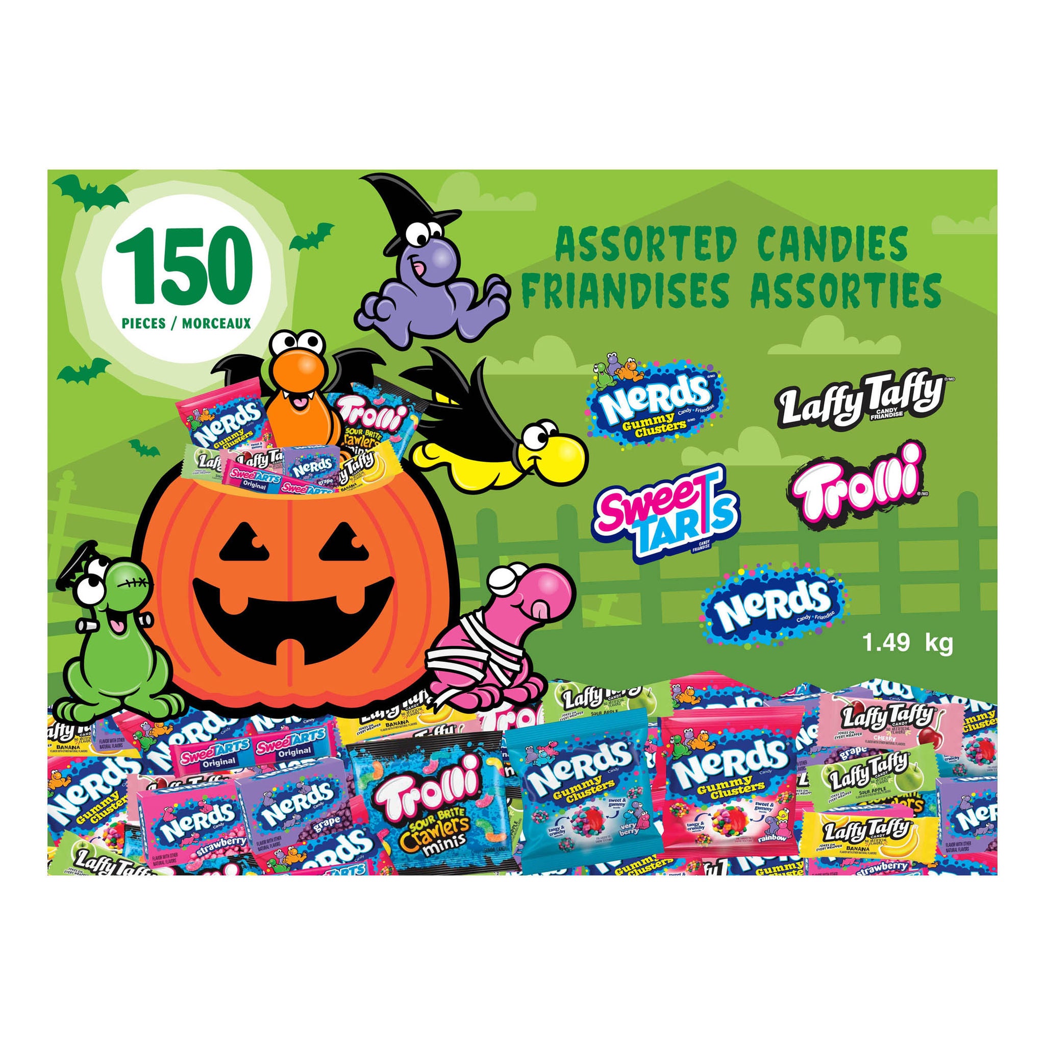 Ferrara Assorted Halloween Candy Mix, 1.49 kg | Costco