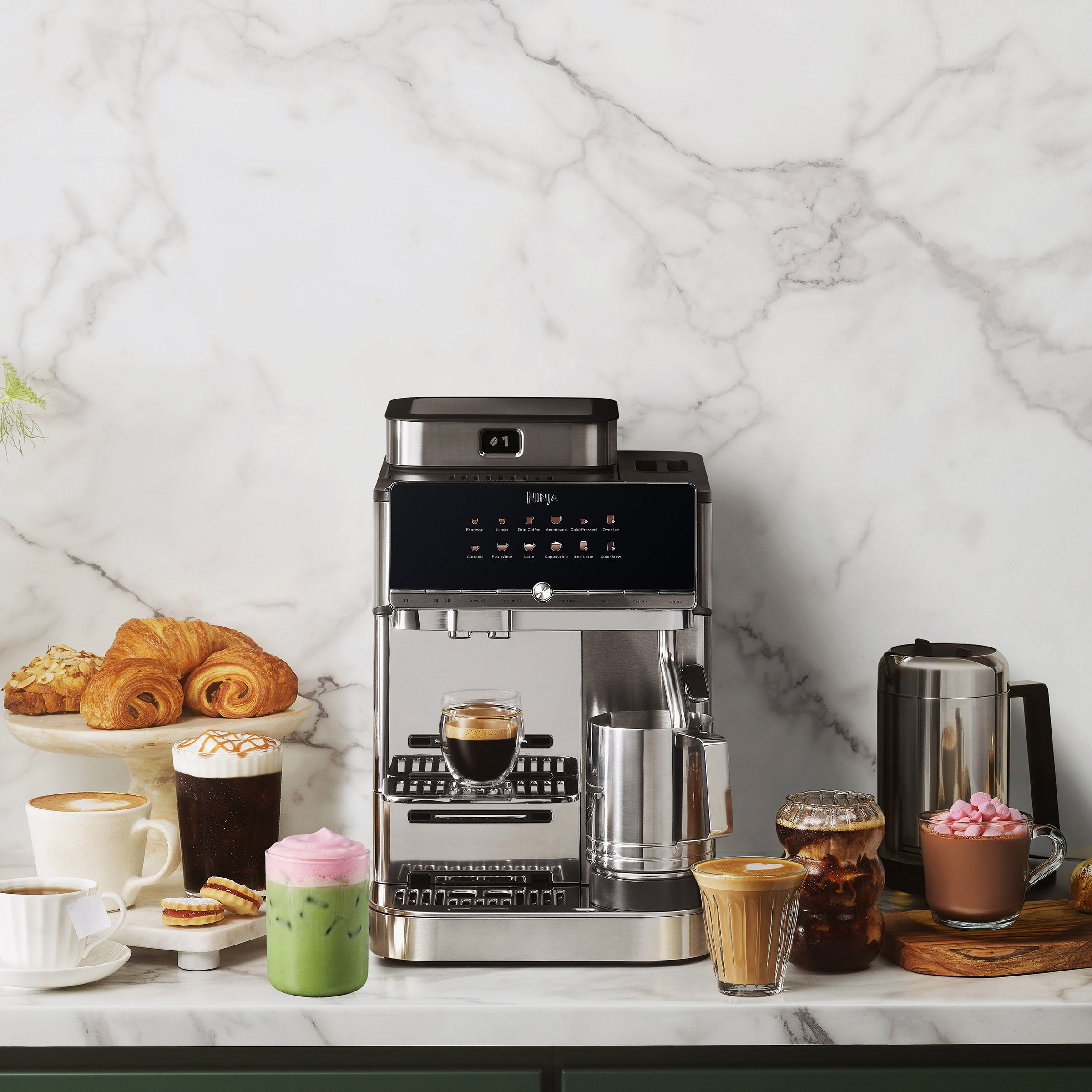 Ninja AutoBarista Pro Fully Automatic Espresso Machine, 13 Preset