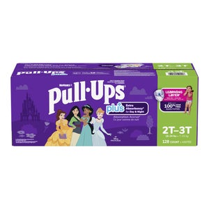 Huggies Pull-Ups Plus Training Pants 2T to 3T Girl 128-pack