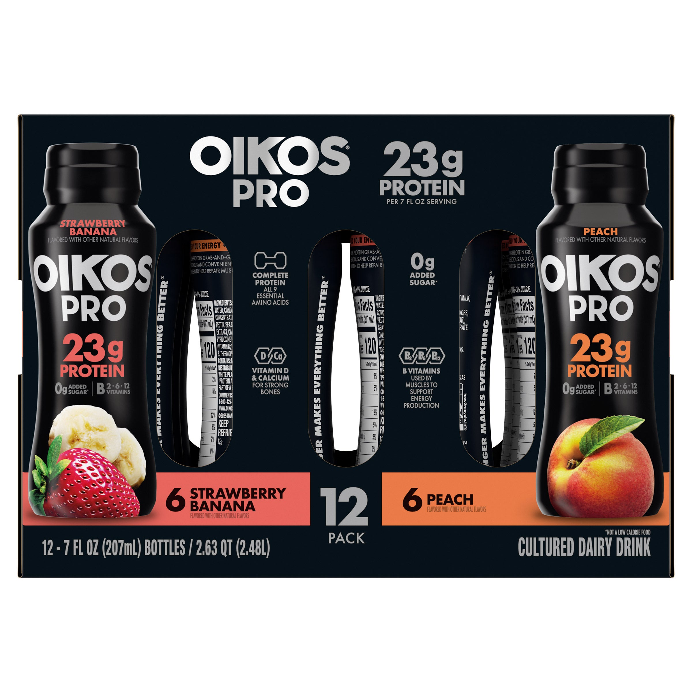 OIKOS PRO 23G PROTEIN DRINK 12 PACK 7 OUNCES EACH