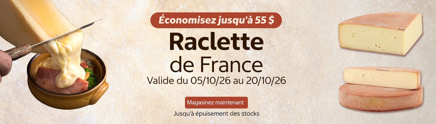 Raclette from France Up to $55 OFF Valid 10/05/26 to 10/20/26 Shop Now While quantities last