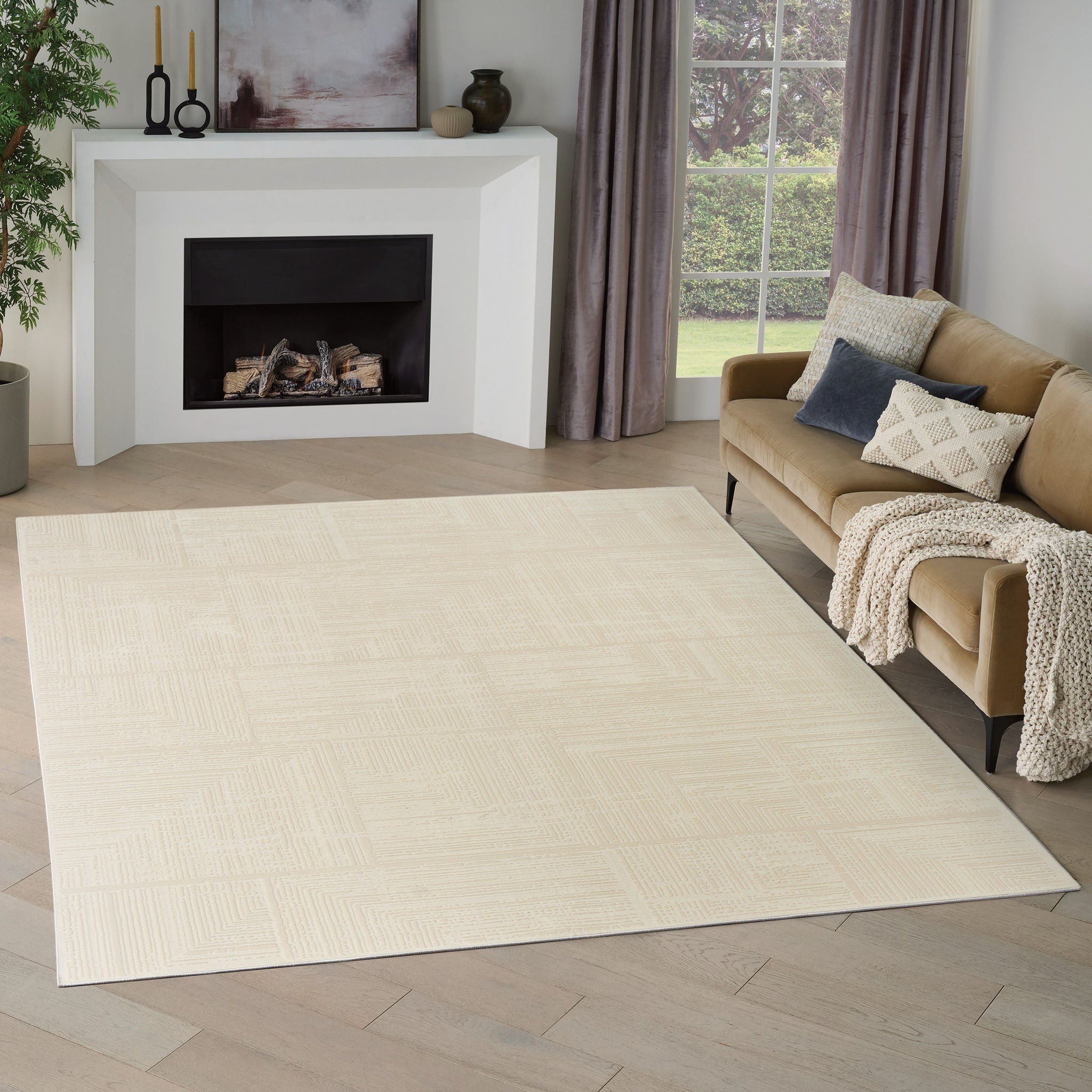 Nourison Briar Area Rug, Privet, 7'10” x 9'10” | Costco