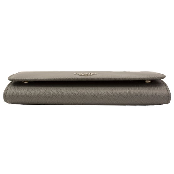 Prada Leather Continental Wallet, Marmo | Costco