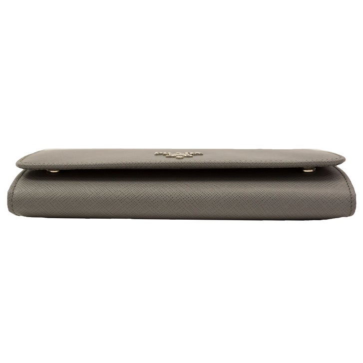 Prada Leather Continental Wallet, Marmo | Costco