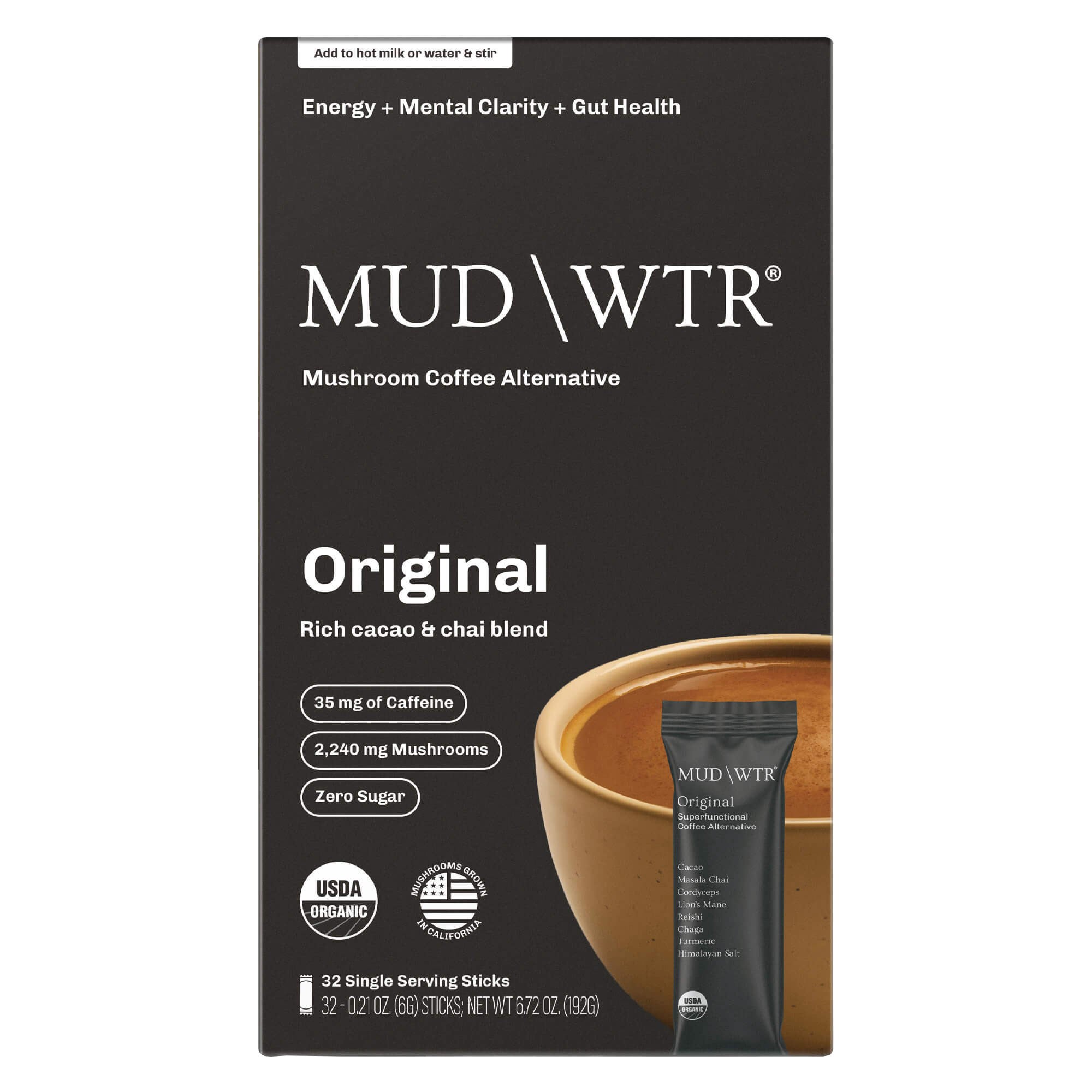 MUD\WTR SUPERFUNCTIONAL COFFEE ALTERNATIVE 32 COUNT