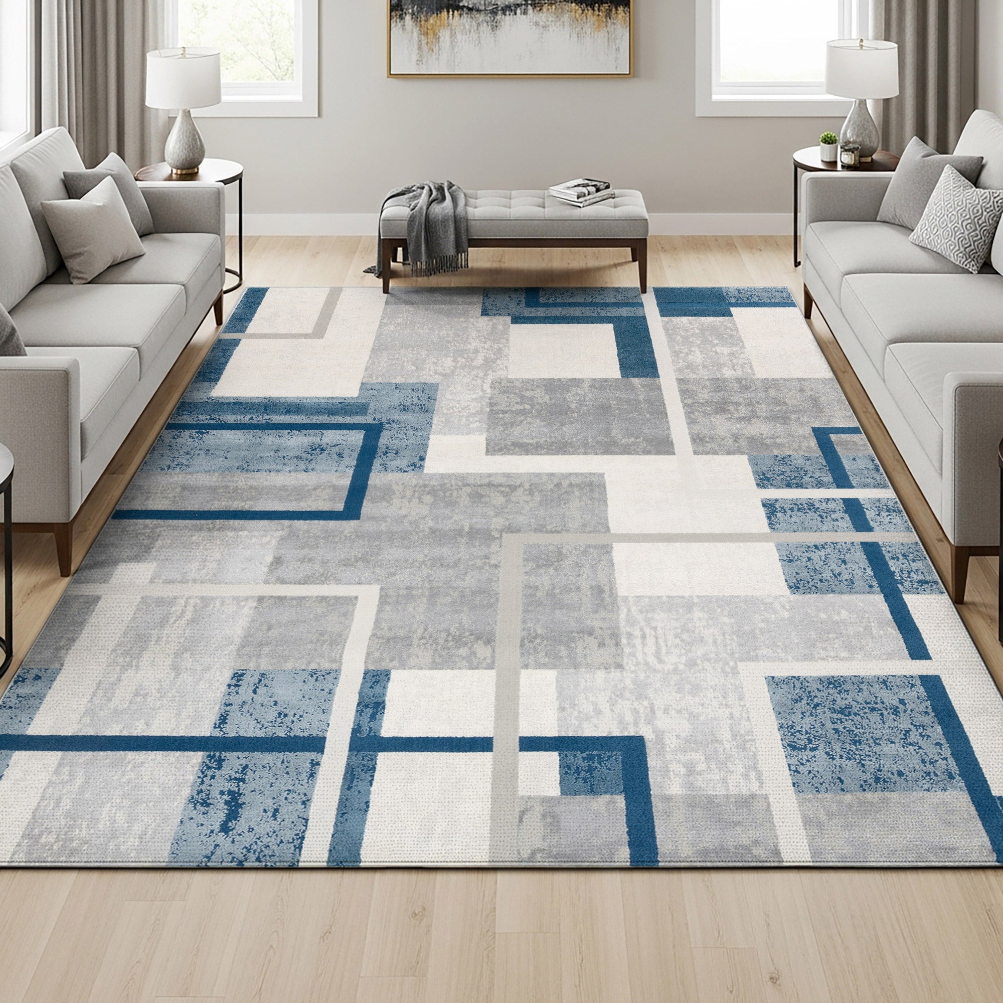 Eden Area Rug, Abstract Geo, 6'6" x 9'6"