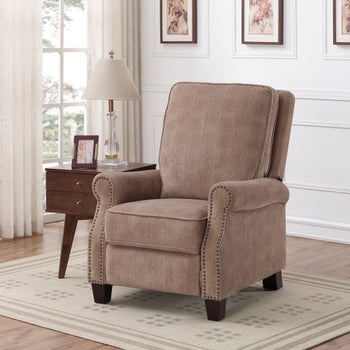 Boyd Fabric Pushback Recliner