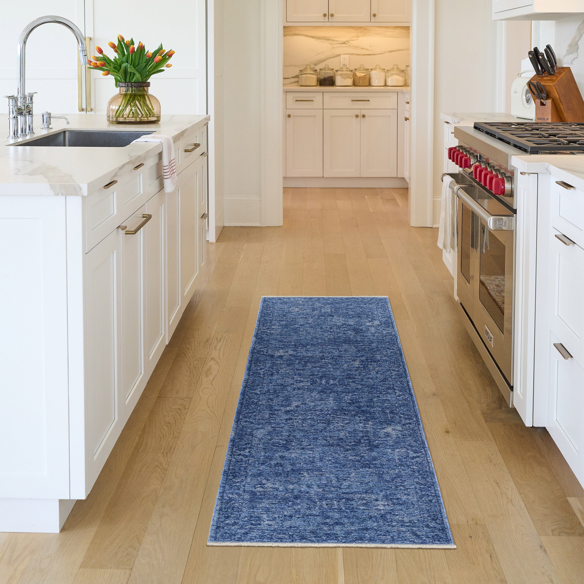 Nourison Pure Home Runner Rug, Willow, 2’2” x 7’6”