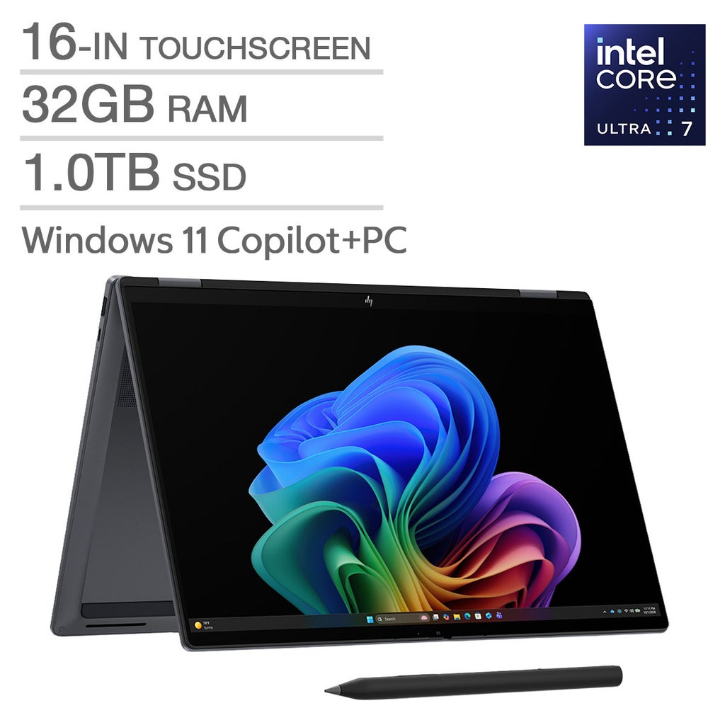 HP OmniBook X Flip Copilot+ PC 16-in. OLED Touchscreen Laptop