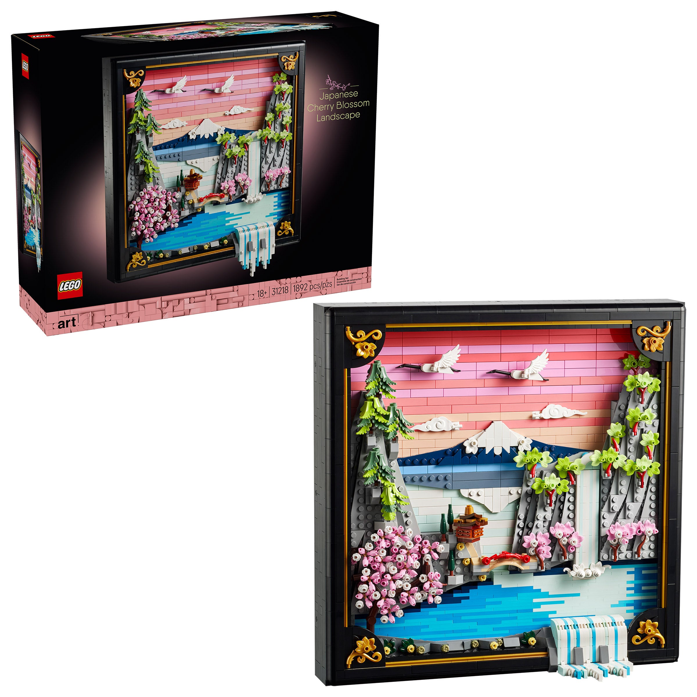 LEGO Art Japanese Cherry Blossom Landscape 31218 | Costco