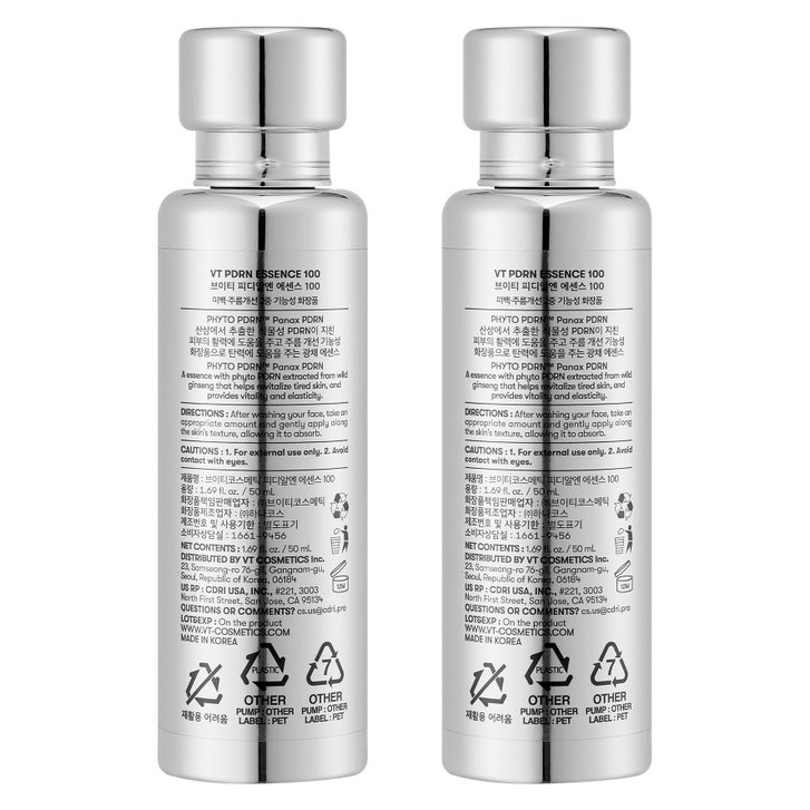 VT PDRN Essence 100, 1.69 fl oz, 2-pack | Costco