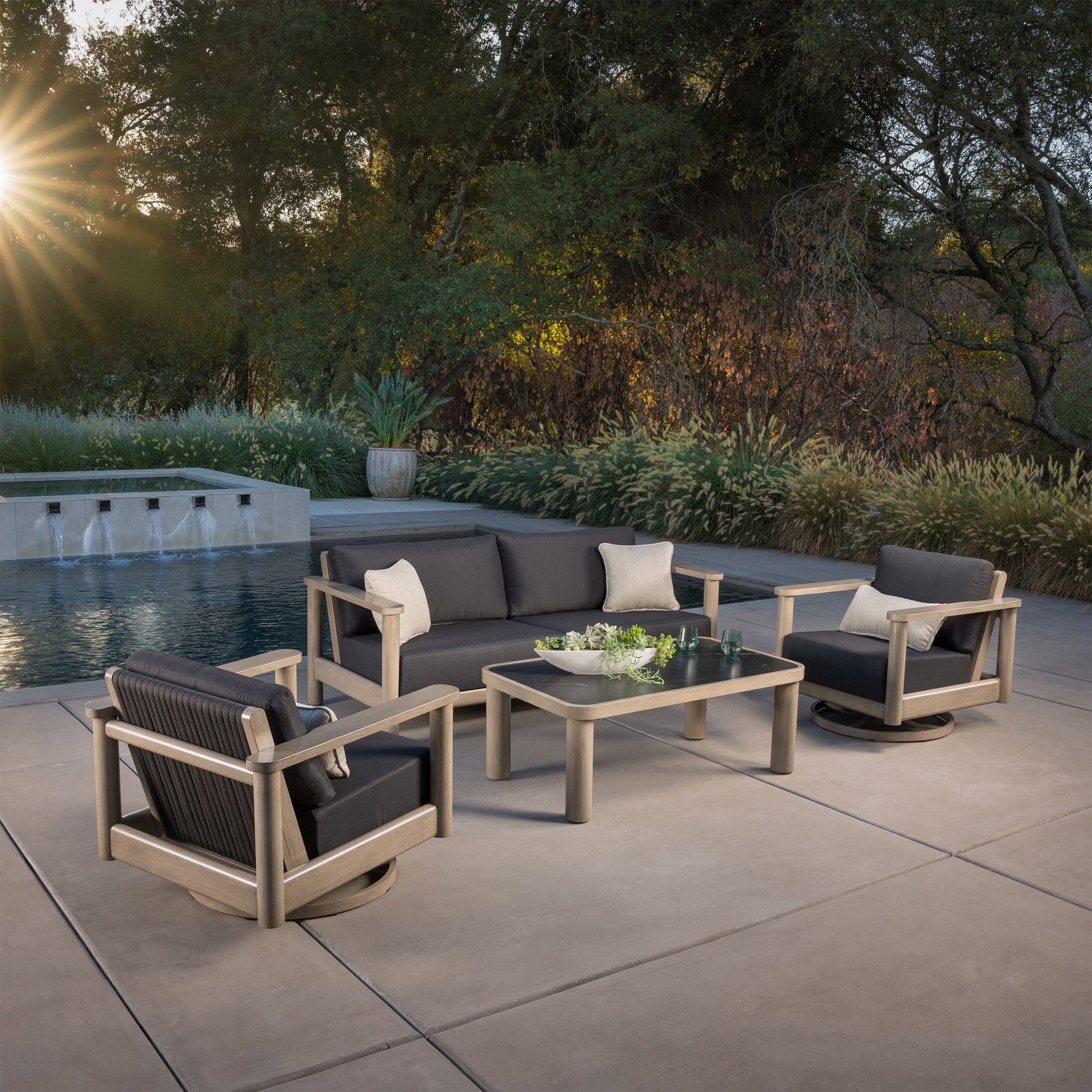 SunVilla Barton 4-piece Outdoor Patio Seating Set | Costco