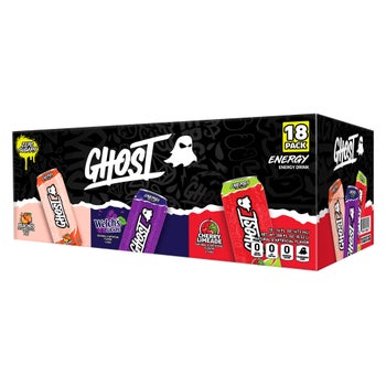 Ghost Energy Drink, Variety Pack, 16 fl oz, 18-count | Costco