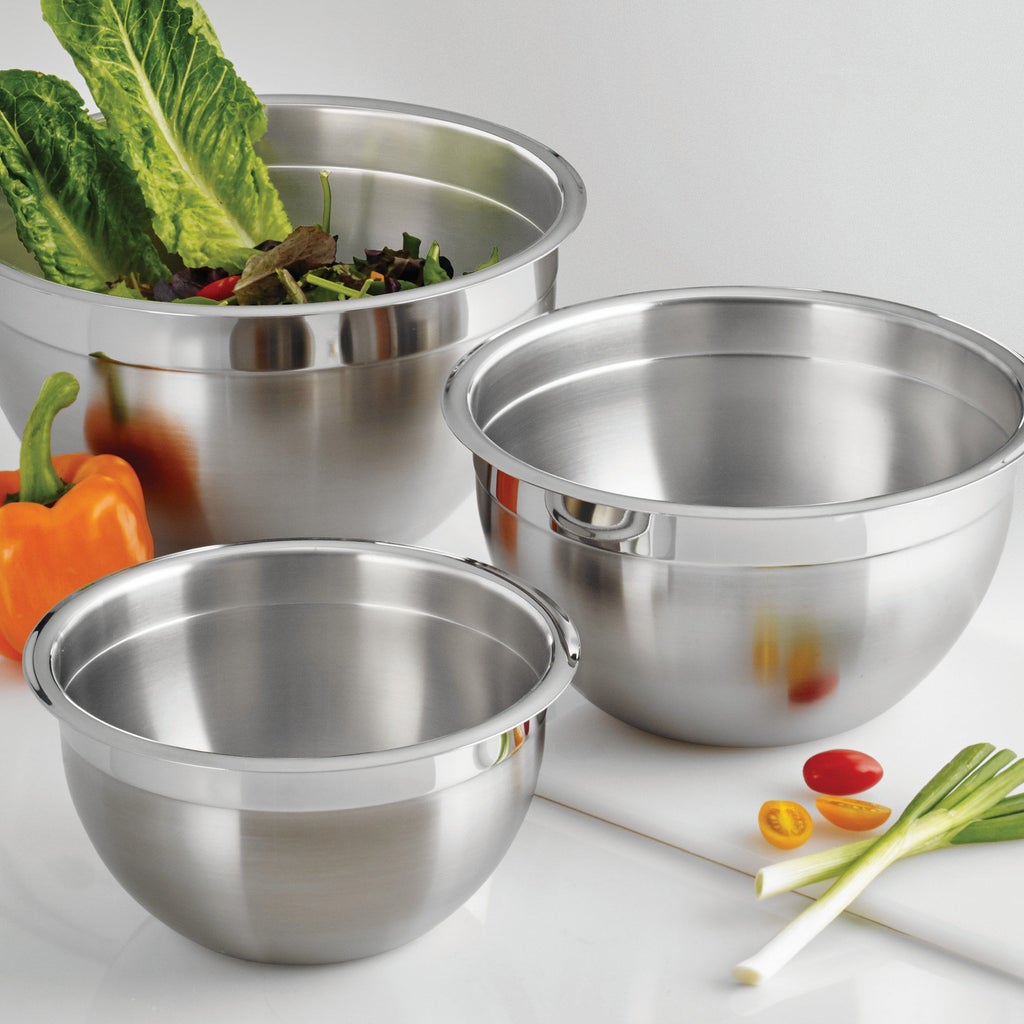Tramontina ProLine 3-piece Stainless Steel Mixing Bowls | Costco