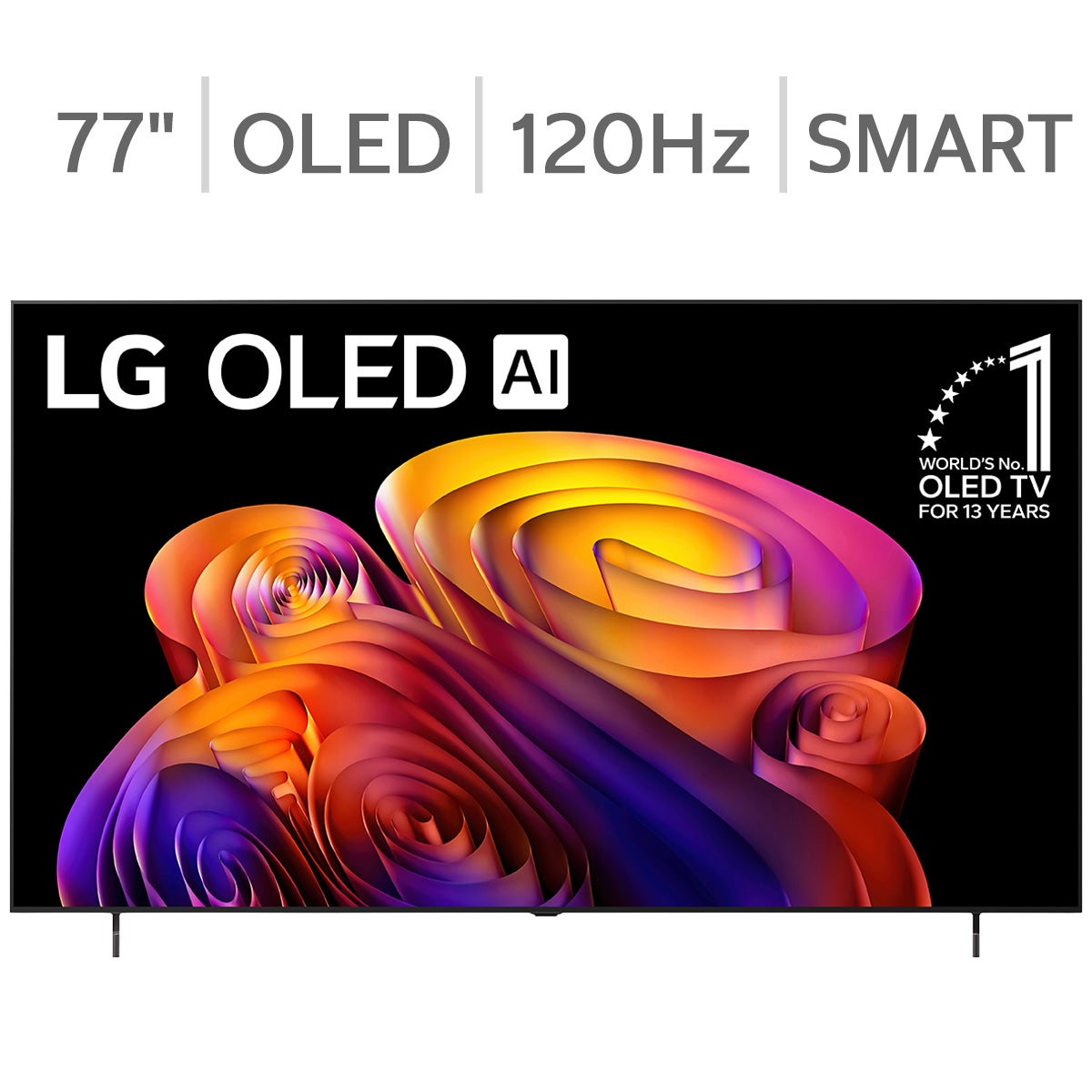 LG 77" Class - OLED AI B6E Series - 4K Smart TV - Allstate 3-Year Protection Plan Bundle Included For 5 Years of Total Coverage*
